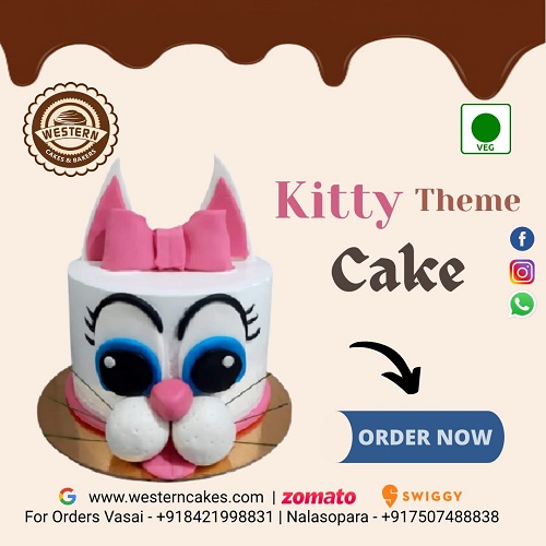 Kitty Theme Cake