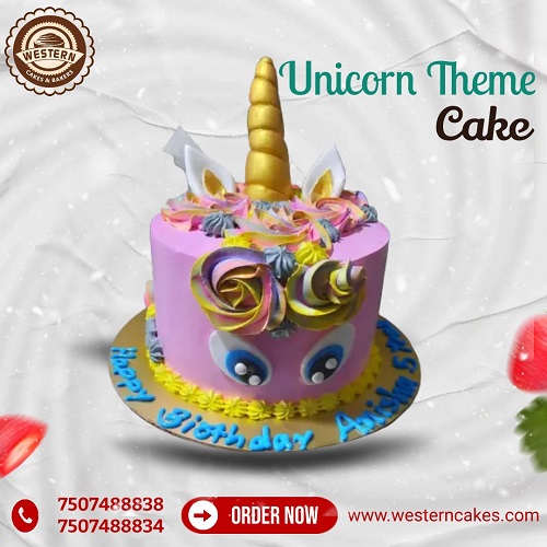 Unicorn Theme Cake