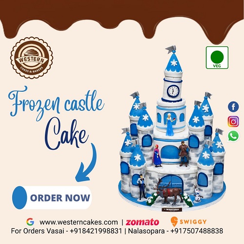 Frozen Castle Cake