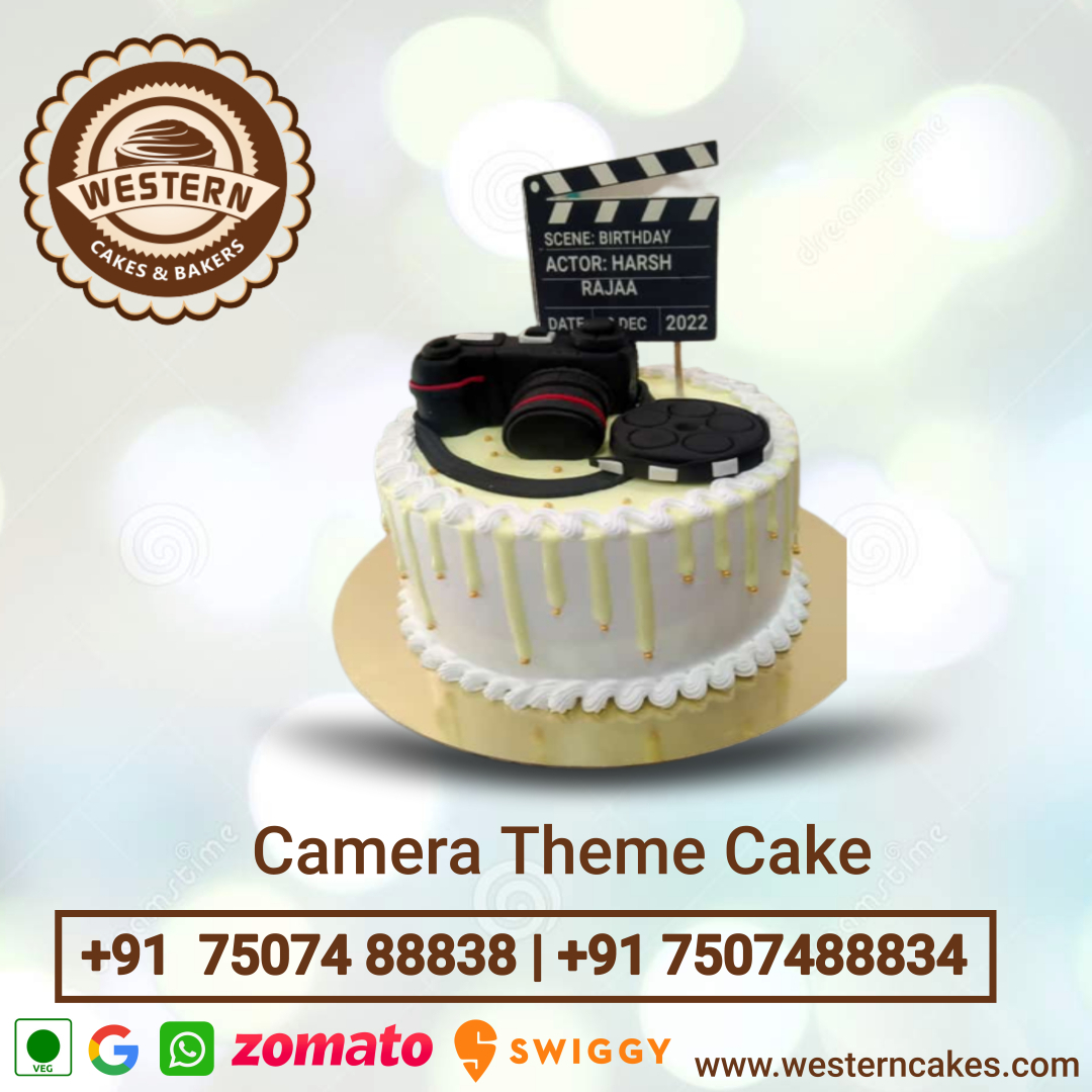 Camera Theme Cake