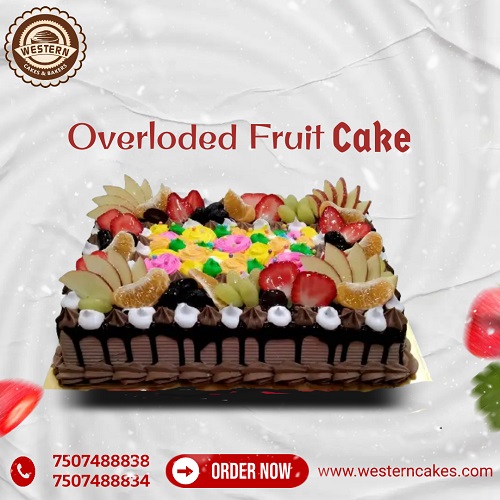 Overloaded Fruit Cake