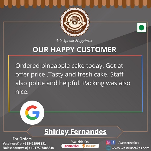 Google Review by Shirley Fernandes