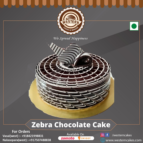 Zebra Chocolate Cake