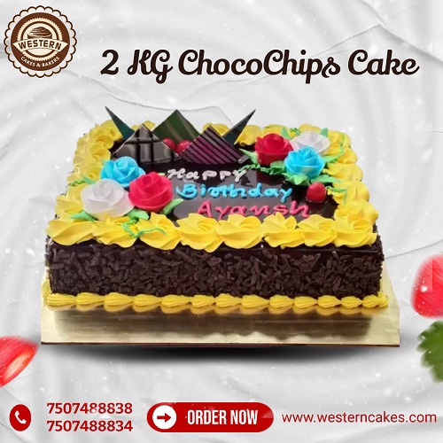 2 Kg Chocochips Cake