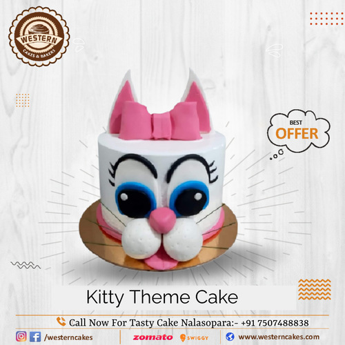 Kitty Theme Cake