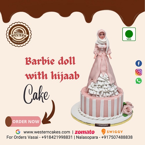 Hijaab Barbi Doll Cake