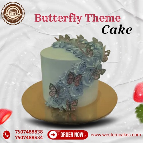 Butterfly Theme Cake