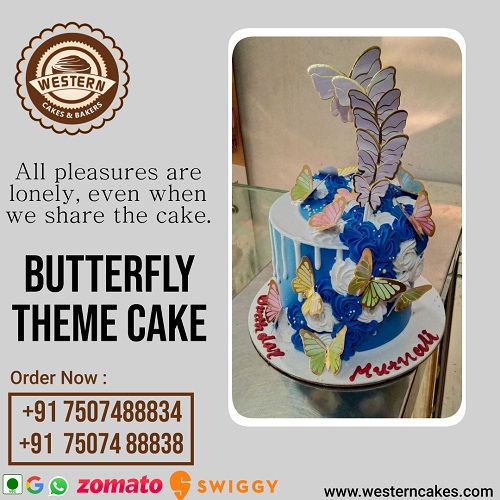 Butterfly Theme Cake