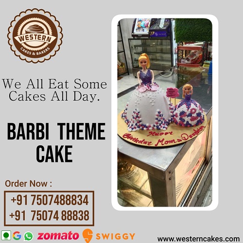 Barbi Theme Cake