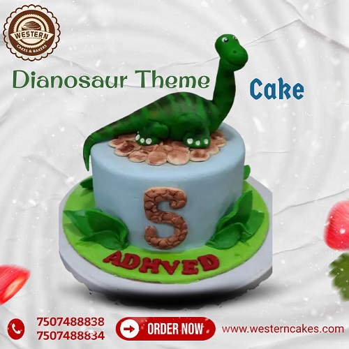 Dianosaur Theme Cake 