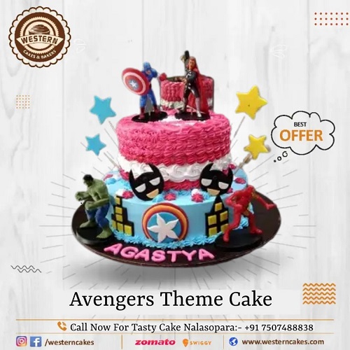 Avengers Theme Cake