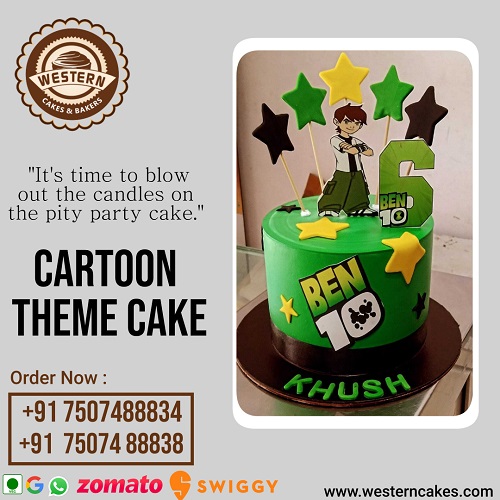 Cartoon Theme Cake