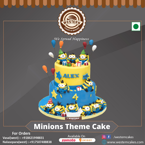 Minions Theme Cake