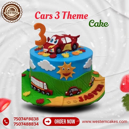 Cars Theme cake For Your Little One.....