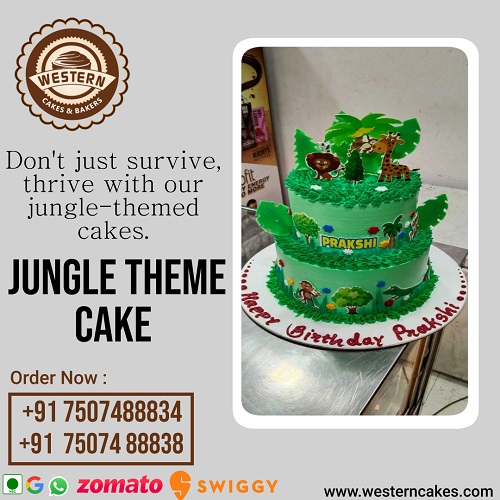 Jungle Theme Cake 